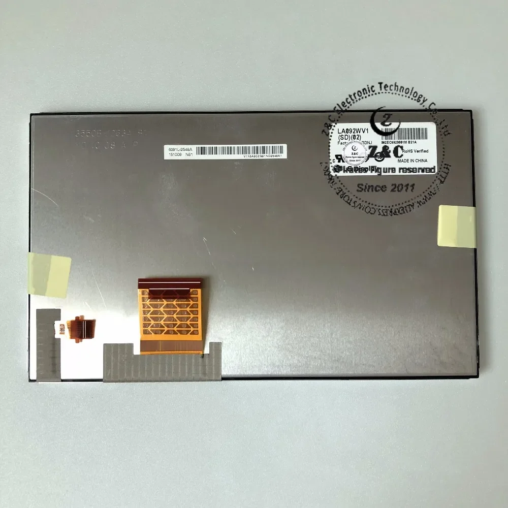 

LA092WV1-SD02 LA092WV1(SD)(02) LA092WV1SD02 New Original 9.2 inch LCD Display for Car GPS Navigation
