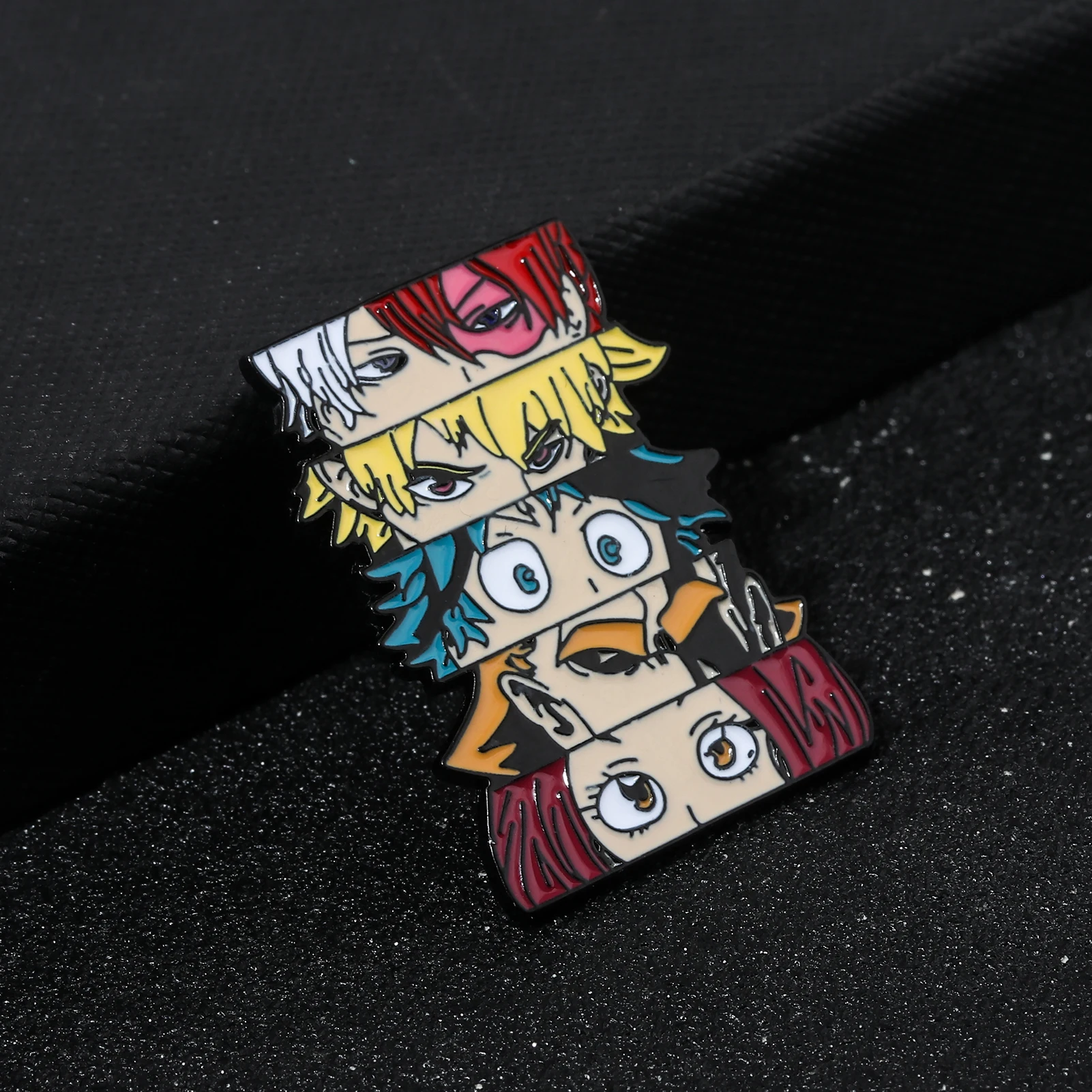 بلدي بطل أكاديمية الكرتون الشكل مجموعة صور المينا دبابيس شارات التلبيب دبابيس دبابيس النساء الرجال مجوهرات اكسسوارات للهدايا