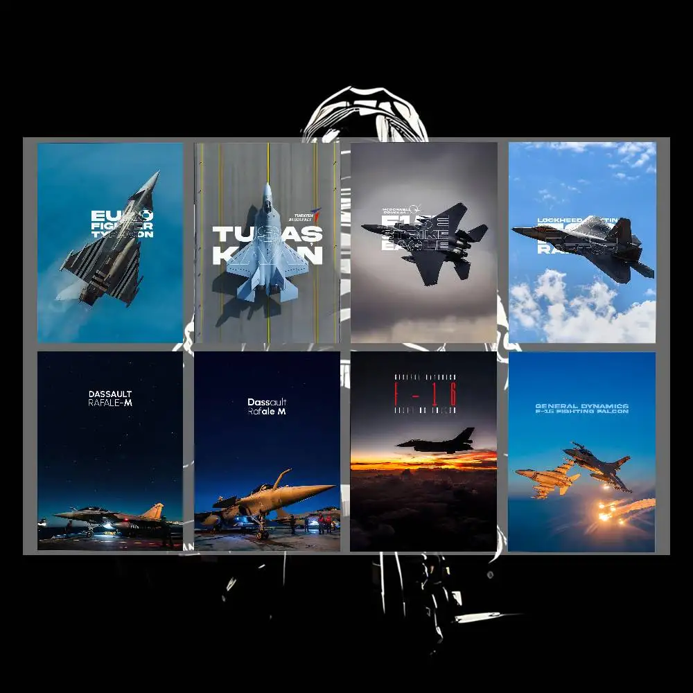 Fighter-Jet-Airplane-Stance-Aurora  Decal Set High Quality Printed and Cut Stickers Motorcycle Sticker