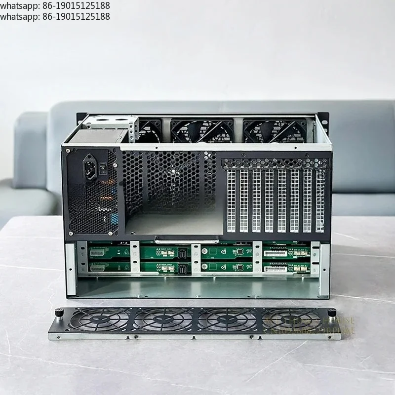 12 Bay NAS Chassis, ATX Motherboard, ATX Power Supply, 8 Full Height Slots