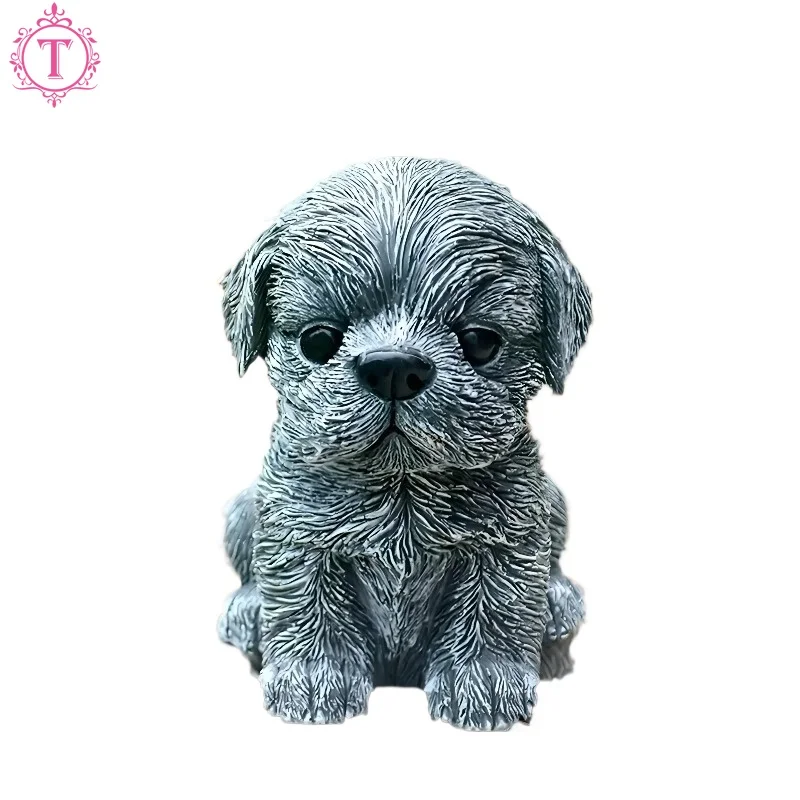 

French Bulldog Statue Resin Garden Decoration Dog Sculpture for Courtyard Lawn Outdoor Home Decor Cute Animal Figurine Gift