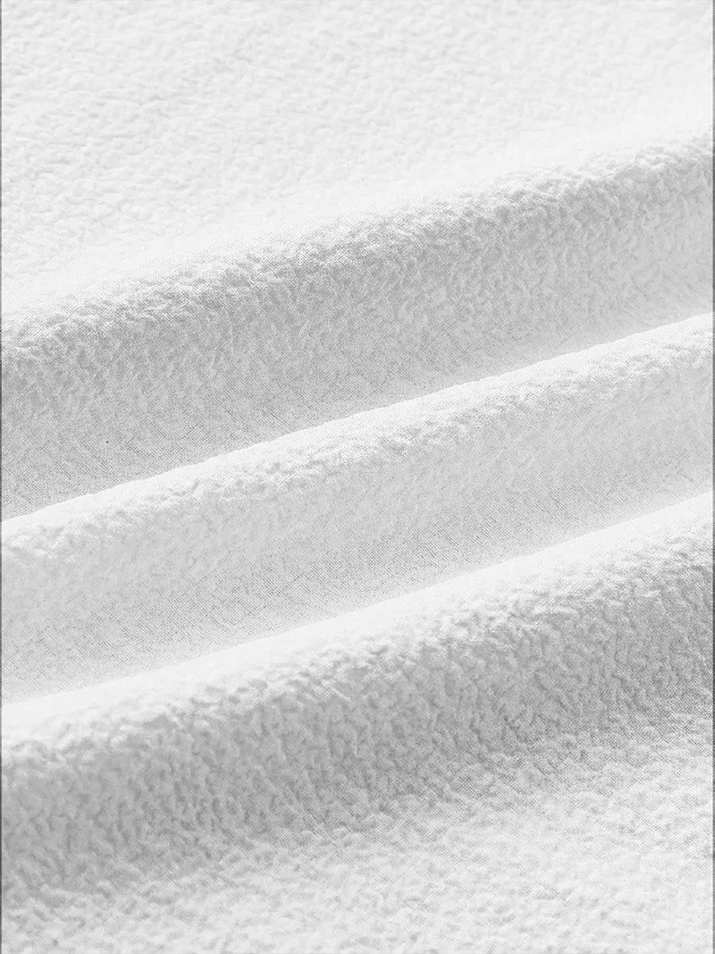 Herren Sommer Leinen Kurzarm Henley-Shirt mit Stehkragen, entspannte Passform, atmungsaktiv, leicht, lässiges Oberteil für den Alltag. – Detail 11