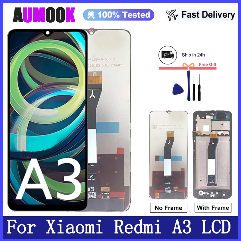 6.71 "para xiaomi redmi a3 a3x display lcd tela de toque digitador assembléia para redmi a3 23129rn51x 23129rn51h display substituição