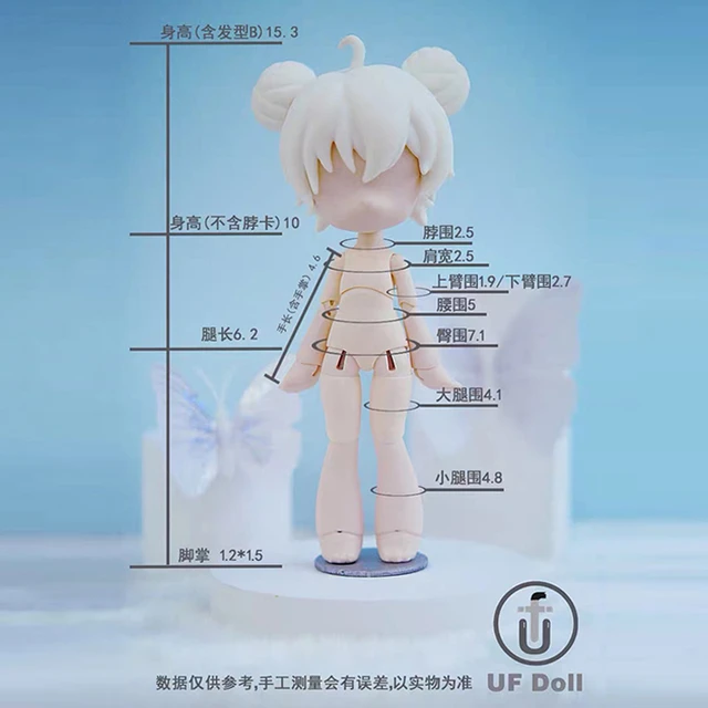 Ufdoll-動物の体1/12bjd人形,ボディ,毛羽,ウサギ,11のボディ用に挿入可能 - AliExpress 26