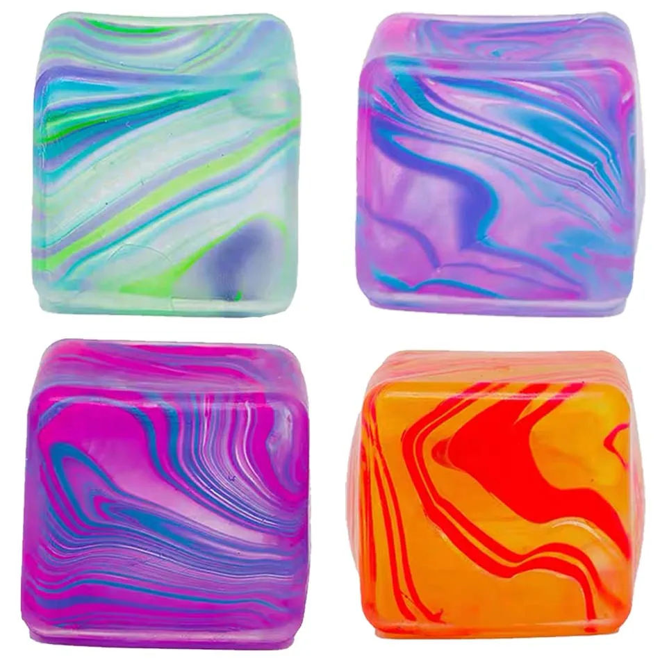 Hot Stress relieving flow pattern cube kneading, three-dimensional kneading venting toy slow rebound decompression