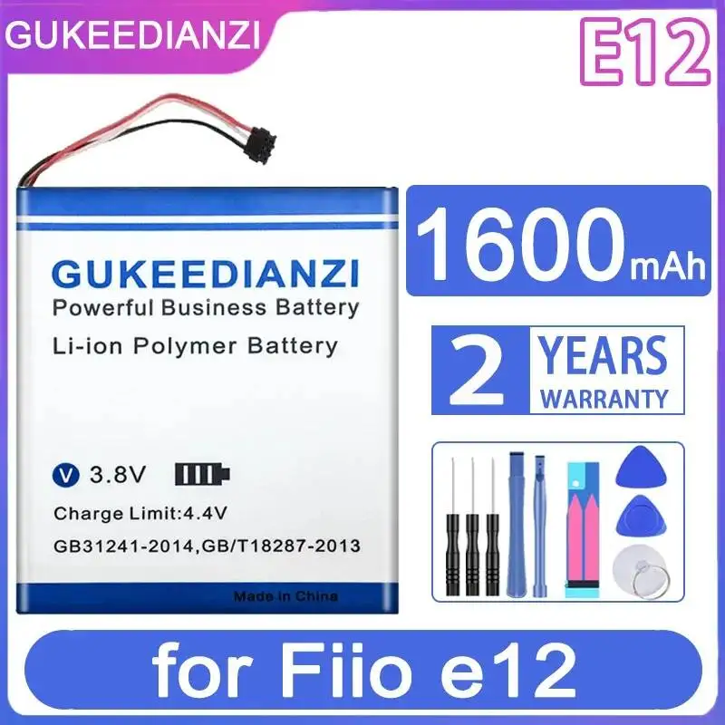

For Fiio E12 4-Wire Plug Earphone 1600Mah Long-Lasting IN - Ear Headphones Battery High Capacity