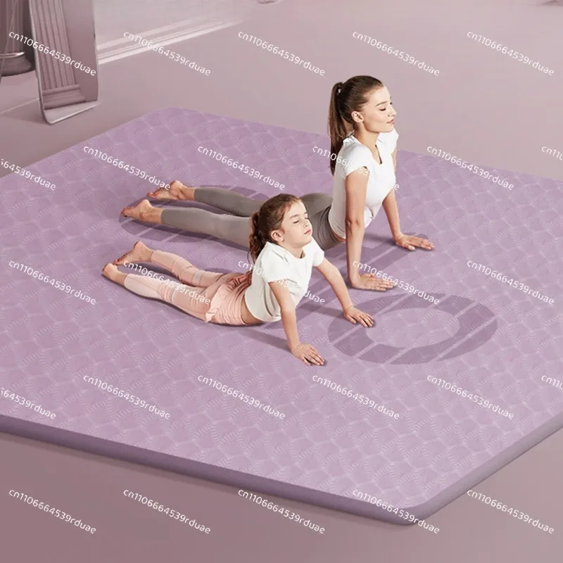 Super large double yoga non-slip floor mat household dance shock-absorbing fitness mat