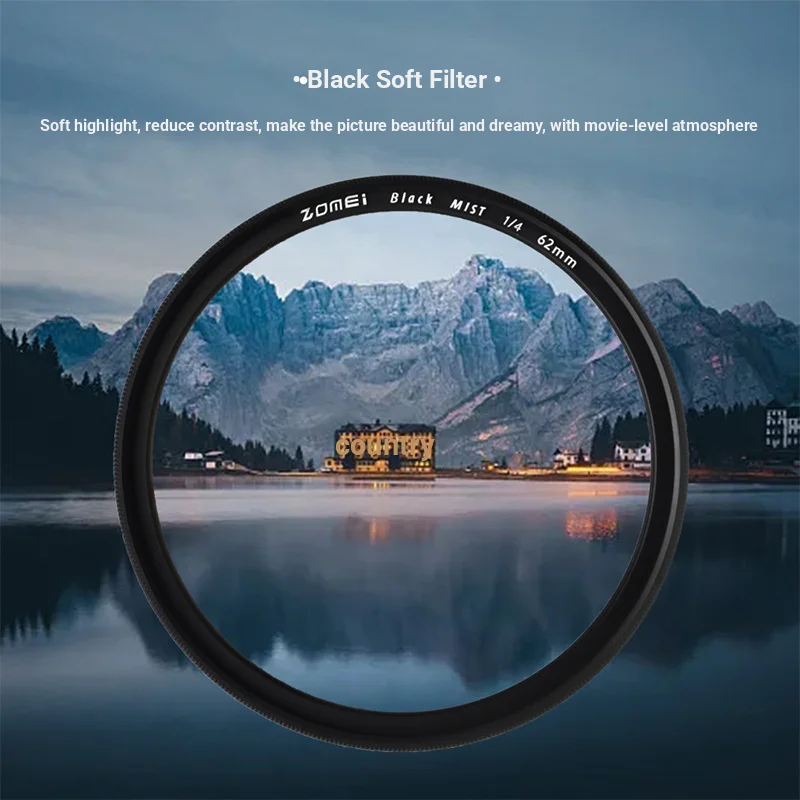 Universal Camera Filter Soft Focus Filter for Canon Sony Fujifilm Nikon Panasonic Olympus Leica DSLR Mirrorless Camera Lenses