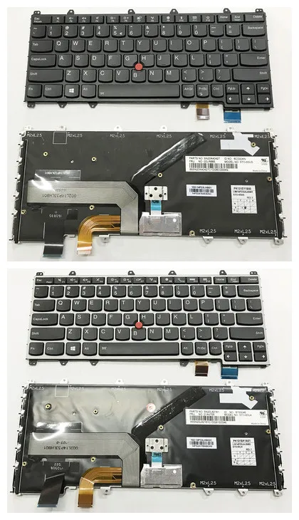 

New FOR Lenovo IBM ThinkPad Yoga 260 Y370 X380 US Backlit Keyboard