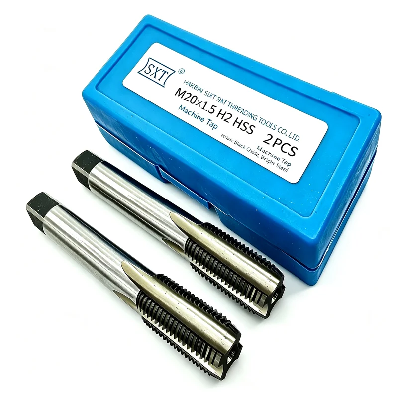 Machine Tap M16 M18 M19 M20 M22 M24 M25 HSS Right-Hand Straight Groove, Used for Internal Thread Tapping Tool in Machine Tools