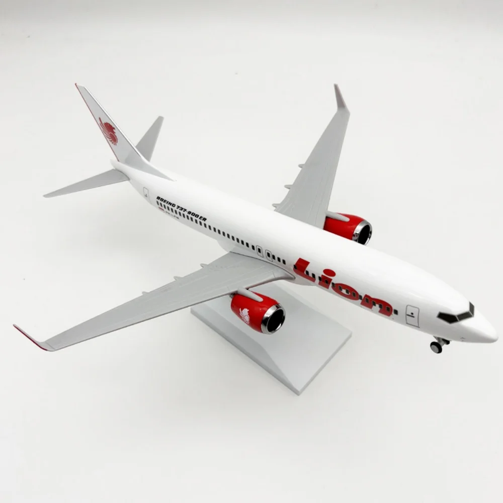 

30 см модель самолета B737 Lion Airways, смоляная сборка, масштаб 1/250, самолет с основанием, литой под давлением самолет, игрушка, авиационное украшение для хобби