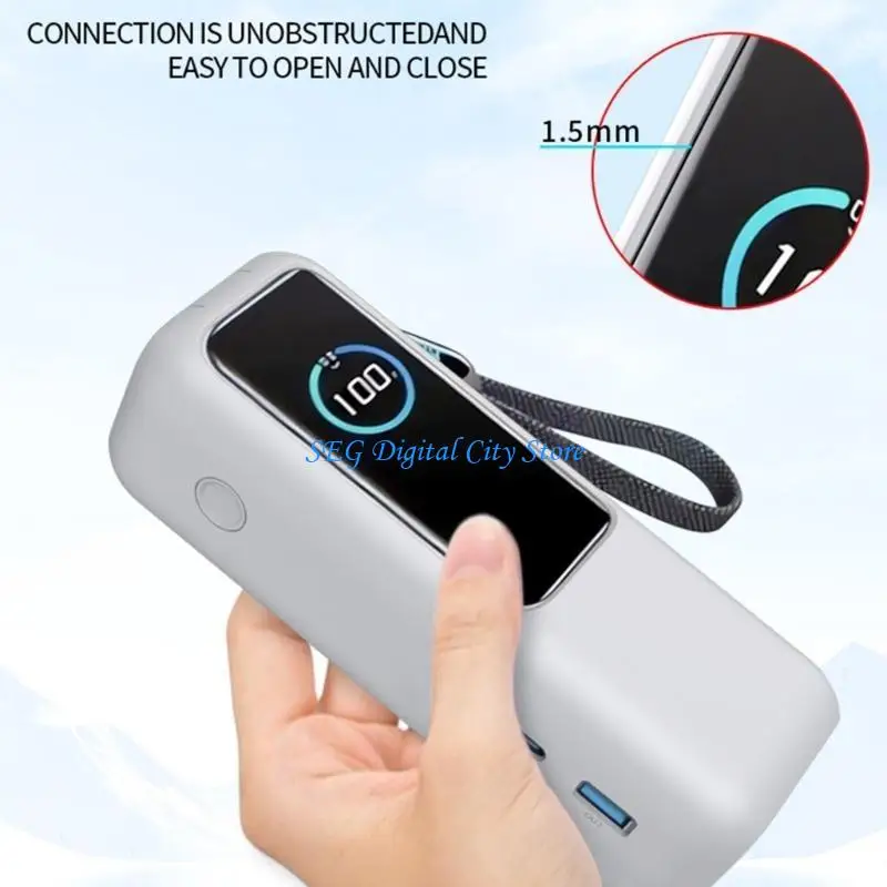 

U75B Silicone Carrying Bag Outdoor Travel Case for 25000mAh 165W Power Banks