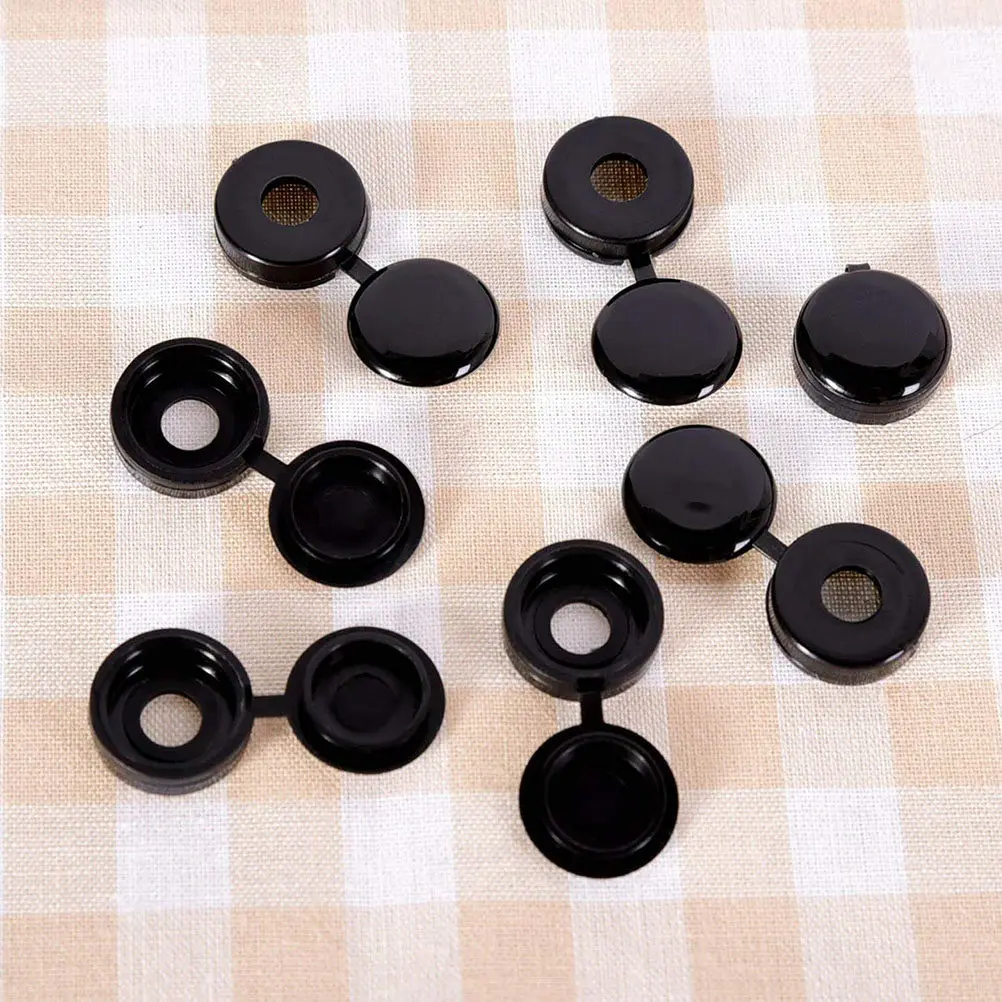 200Pcs Screw Caps Plastic Protective Cover for Bike Bicycle Screws Dust Water Resistant Decorative Sealing Cap