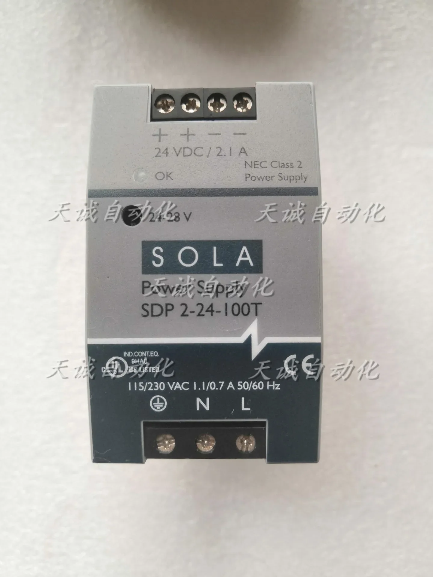 

Импульсный источник питания Emerson SOLA SDP 2-24-100T 24V2.1A 60 Вт