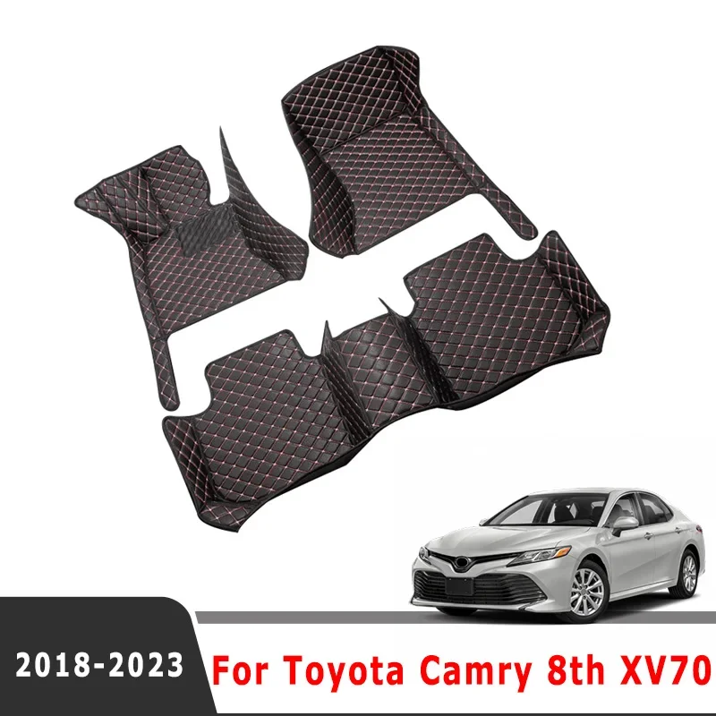 

For Toyota Camry 8th XV70 2024 2023 2022 2021 2020 2019 2018 Car Floor Mats Accessories Carpets Waterproof Automotive Vehicles