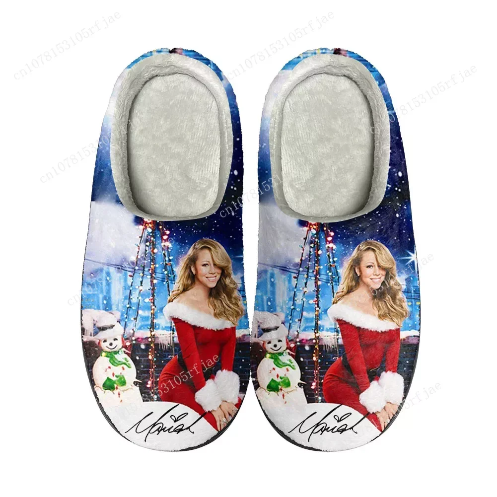 

Mariah Carey Home Cotton Slippers High Quality Mens Womens Youth Boy Girl Plush Bedroom Keep Warm Shoes Custom Thermal Slipper