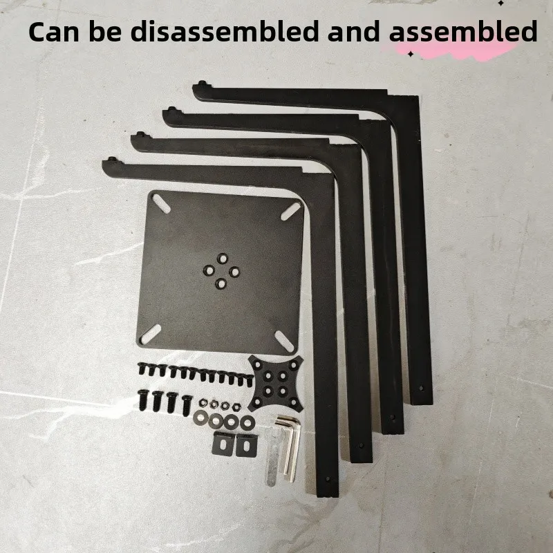 Heavy Duty Carbon Steel Bracket Detachable Thickened Shelf Support for Marble Slab Metal Furniture Accessories Table Leg Base