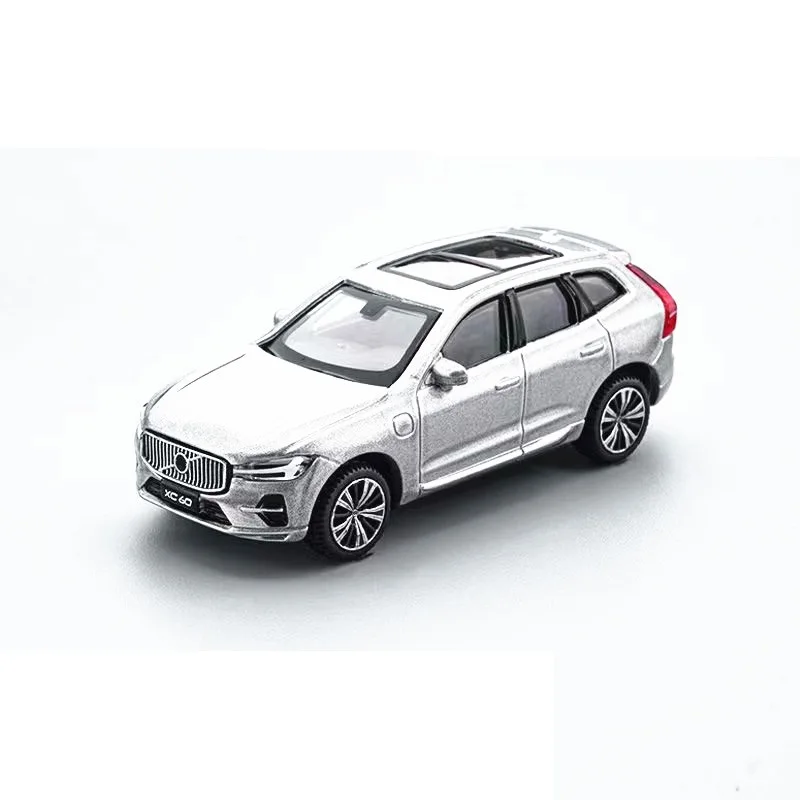 1:64 XC60 SUV Vehicle Silver Alloy Simulation Model Car