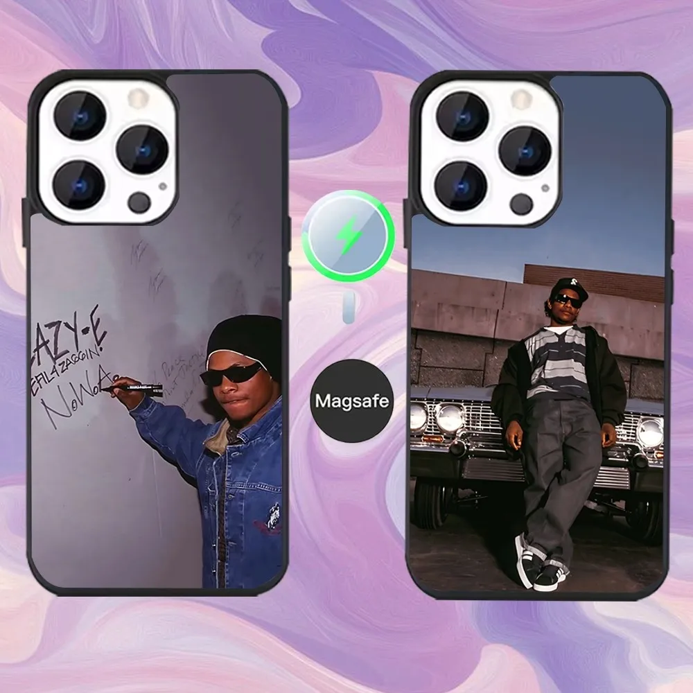 

Rapper E-Eazy E Phone Case For iPhone 16,15,14,13,12,11,Pro,Max,Plus,Mini,Magsafe,Magnetic Wireless Charging Case