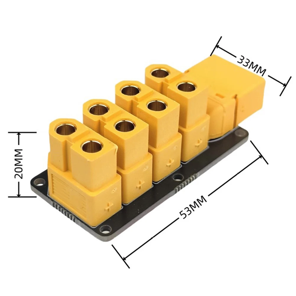 

High-Current For XT60 Power Distribution Board For Drones Robots Models 53*33*20mm Robot Module And Multi Motor System