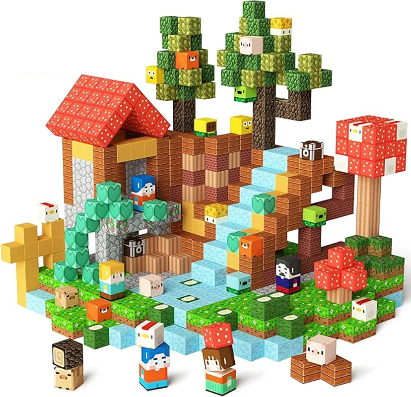 

1pc random set of 100-piece small multi-color magnetic building toys. These are highly educational toys that enhance concentrati