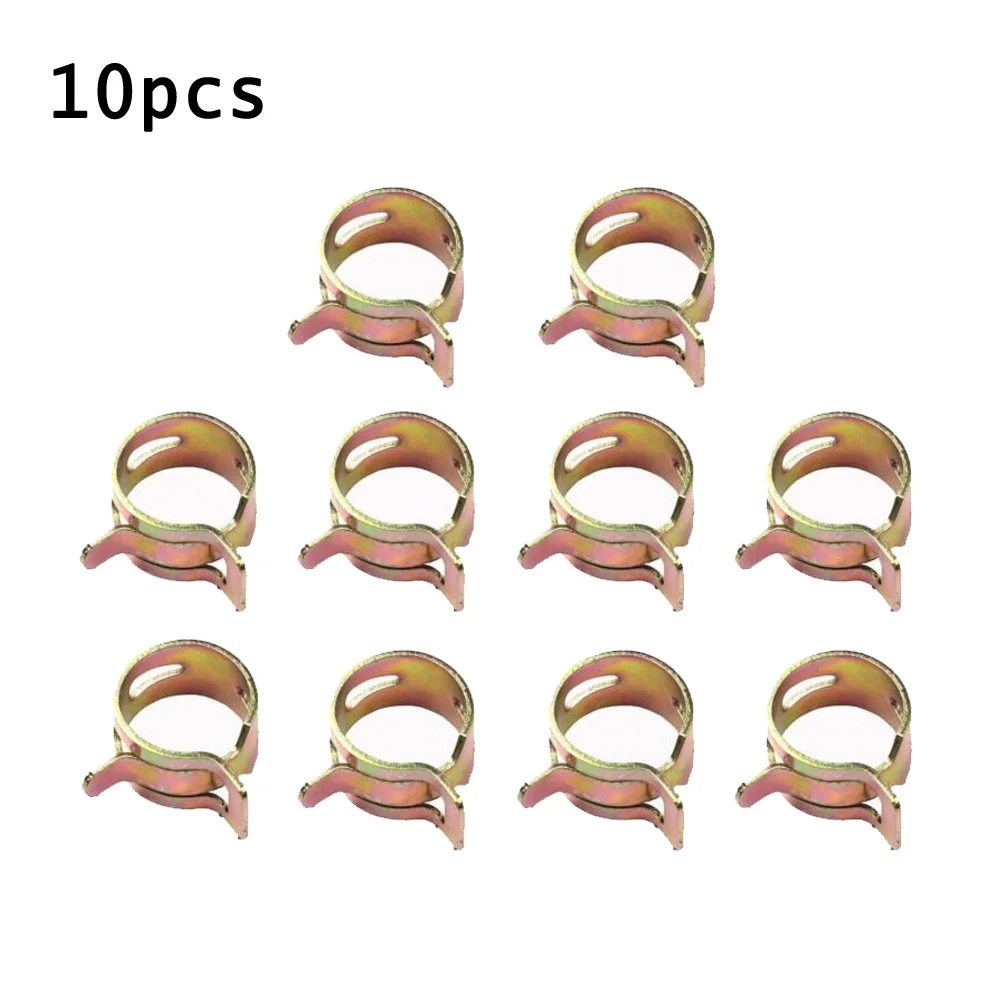 Ensemble de pinces à ressort pour tuyaux de carburant et d'huile, outils en acier, aspirateur, tube d'air, pièces d'équipement de ligne, remplacement de tuyau, 10 pièces, 8mm
