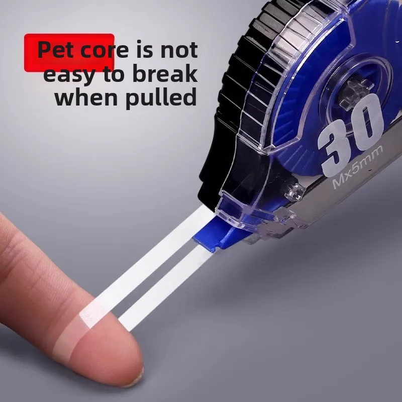 10pcs Silent Large Capacity Retractable Correction Tape for Students, Drop-proof Jam-free Seamless Smooth PET White-out