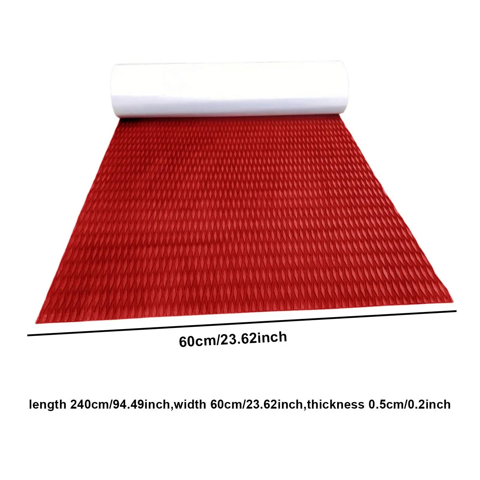لوحة تثبيت متعددة الأغراض 94.49 بوصة × 23.62 بوصة ذاتية اللصق ومضادة للانزلاق لوح إيفا للوحة يخت لوح التزلج بركة خطوة Skimboard #6