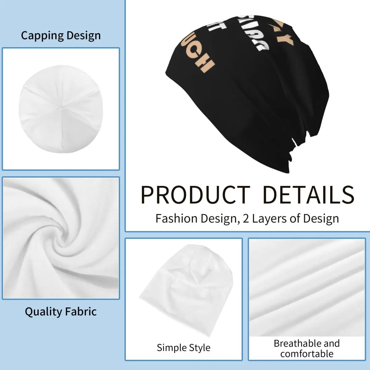 أنا أحب قطتي الهاوية كثيرًا من الرجال والنساء الكبار بيني قبعات الحياكة بونيه قبعة دافئة موضة الخريف الشتاء Skullies القبعات