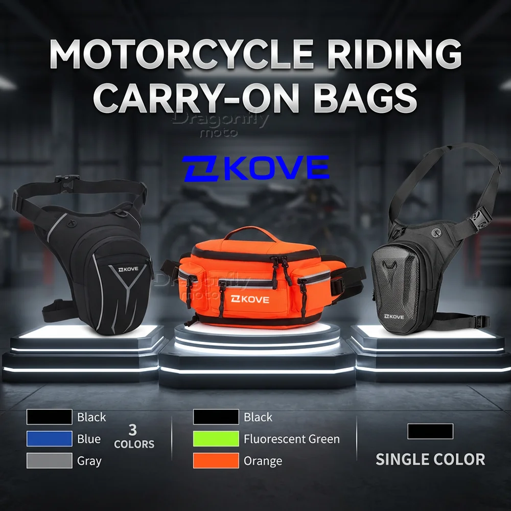 

For KOVE 800X Pro/Rally 525X 500X 400X 800 525 500 X Motorcycle Leg Bag Waterproof Rider Waist Bag Cycling Bike Crossbody Bag