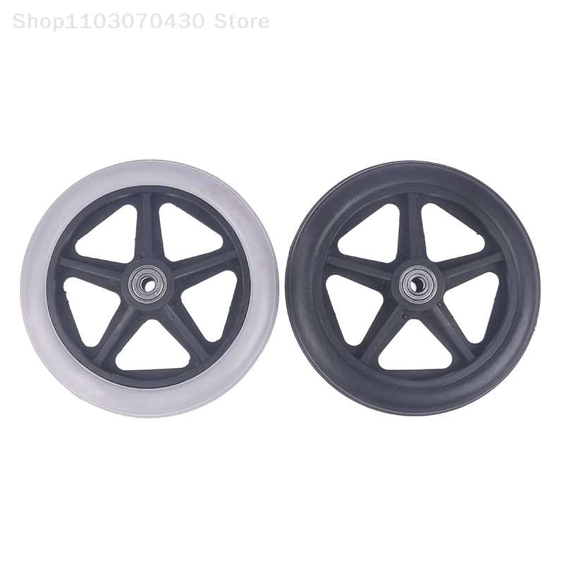 6 Inch Wheels Smooth FlexibleSolid Tire Wheel Replacement Parts