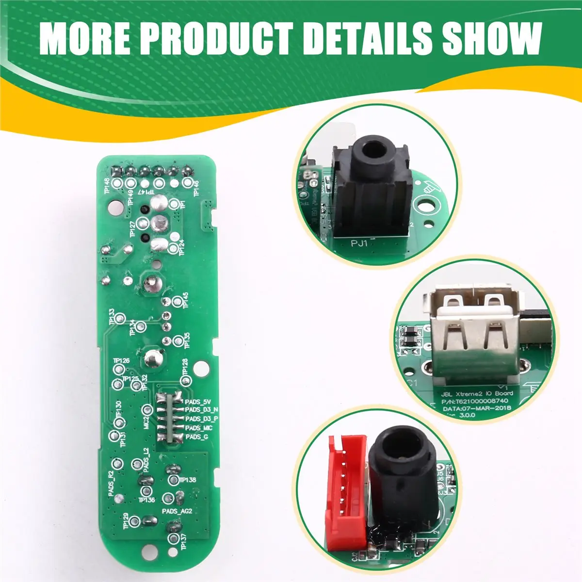 DT81 For JBL Xtreme 2 PL Bluetooth Speaker USB Micro Power Charging Board DIY Repair Accessories