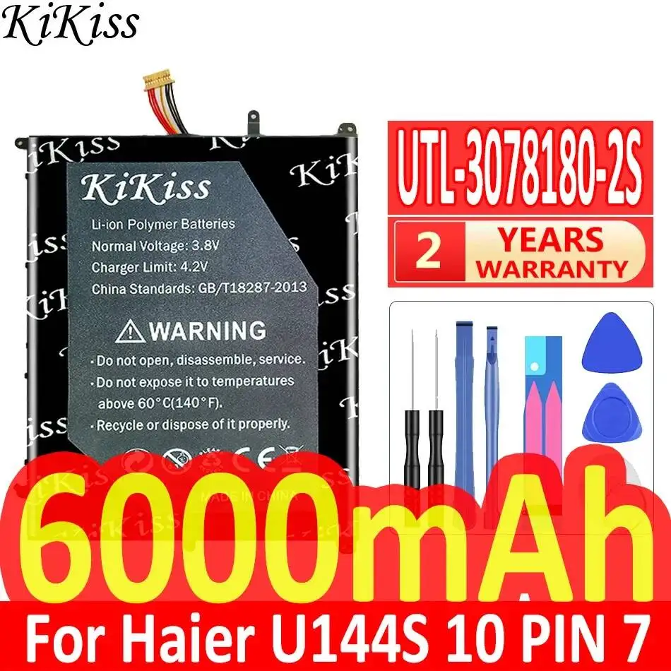For Haier U144S 10 Pin 7 Lines Long-Lasting Performance Utl-3078180-2S Laptop Battery 6000mAh