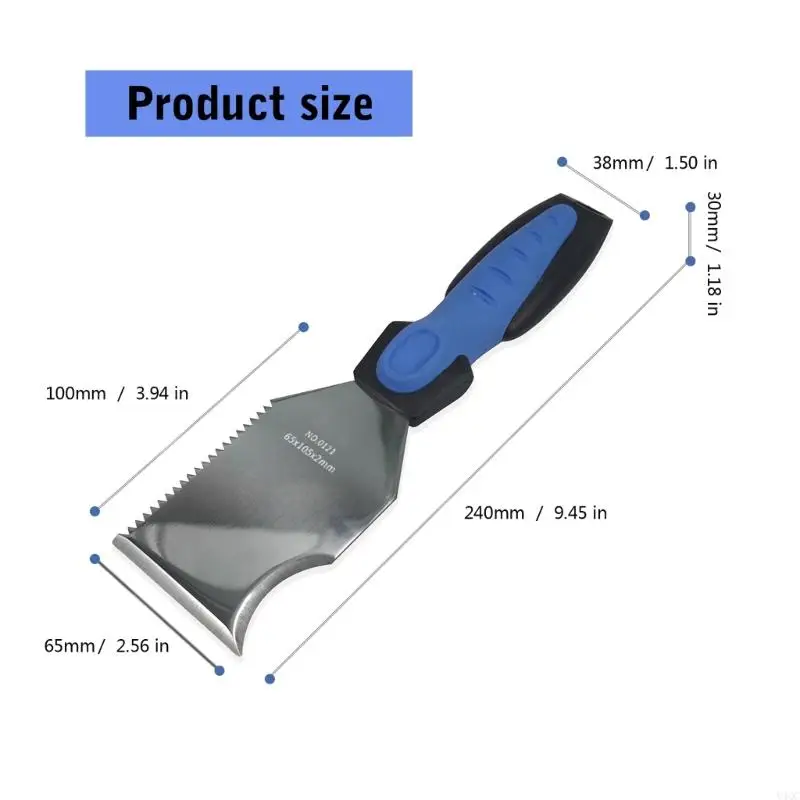Striccio vernice per cutter professionale strumento per spackle in acciaio inossidabile raschietto metallico per rimuovere