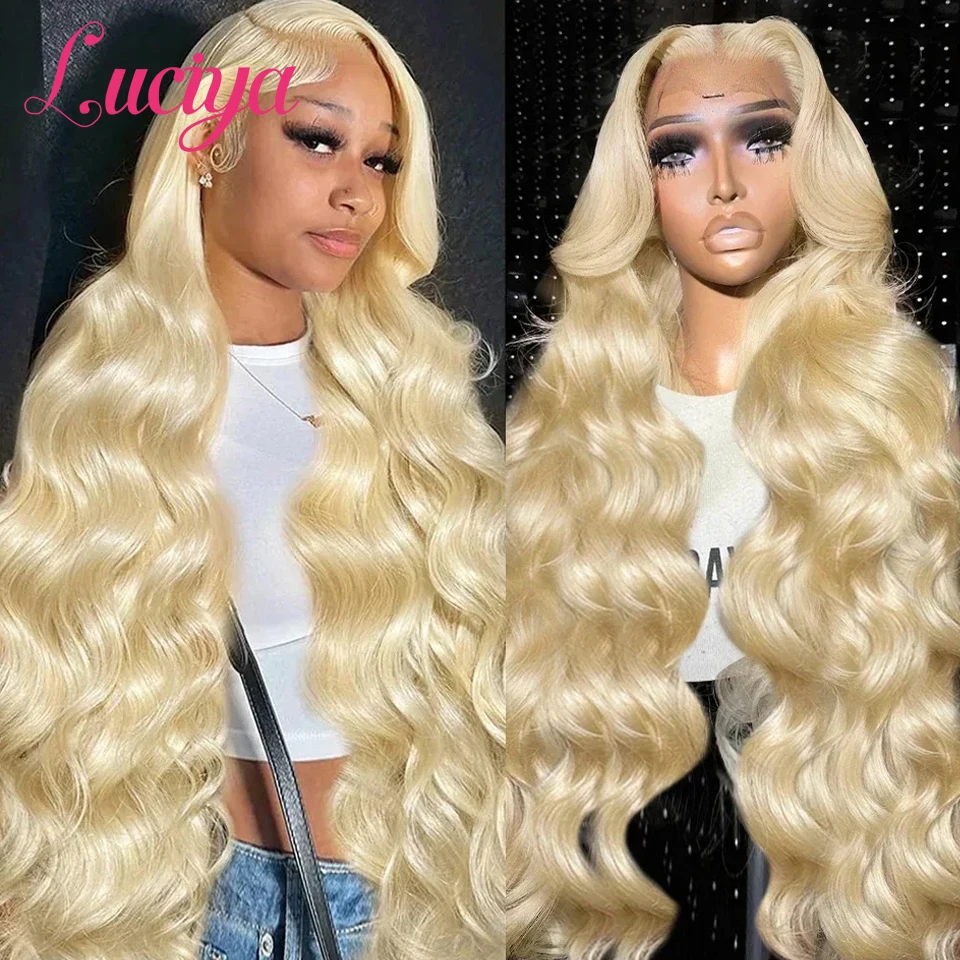 HD 613 Blonde 13x4 Lace Front Human Hair Wigs Body Wave 13x6 HD Frontal Wig 5x5 Glueless Wigs Human Hair Ready To Wear For Women