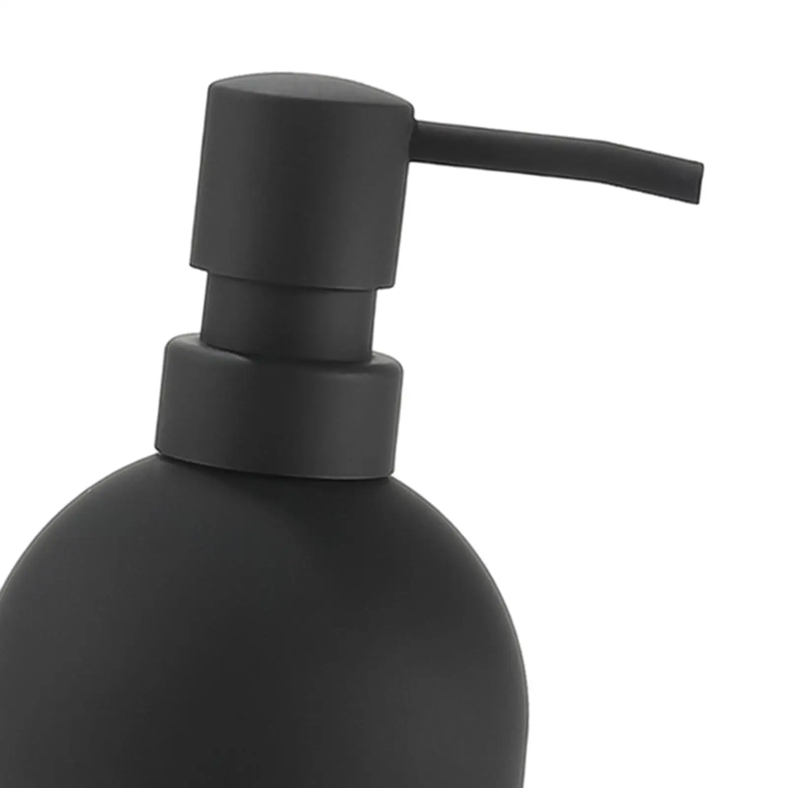 Modern Black Soap Dispenser 480ml Pump Bottle Bathroom Acces