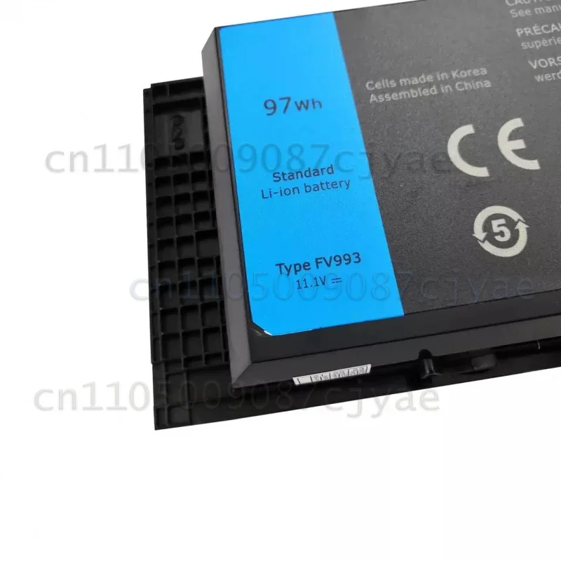 Power Supply Battery FV993 FJJ4W Laptop Battery for Dell M4600 M4700 M4800 M6600 M6700 M6800