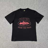 2025 American-style Corteiz fashionable Devil's Island Summer Print men women Loose Casual short sleeve T-shirts Unisex Fashion
