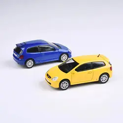 NEW PARA64 1/64 Scale Civic Type-R EP3 2001 Alloy Toy Cars 3 inches 7cm Models For Collection Gift