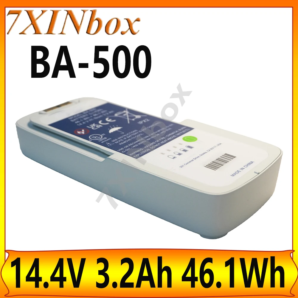 

7XINbox NEW BA-500 14.4V 3.2Ah 46.1Wh+46.1Wh Battery For Inogen G5 & Rove 6 for OxyGo NEXT 8-Cell Rechargeable Battery
