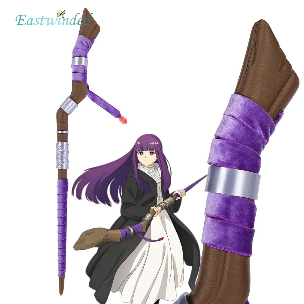 Accesorios de Disfraz de Anime Sousou de Frieren Fern, Bastón Morado, Cetro, Adornos, para Halloween, Carnaval, Fiesta