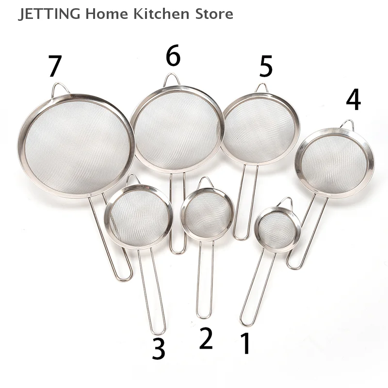 

1Pc Stainless Steel Filter Mesh Oil Pot Food Filter Cookware Colander Fried Filter Kitchen Strainer Baking Cooking Tool