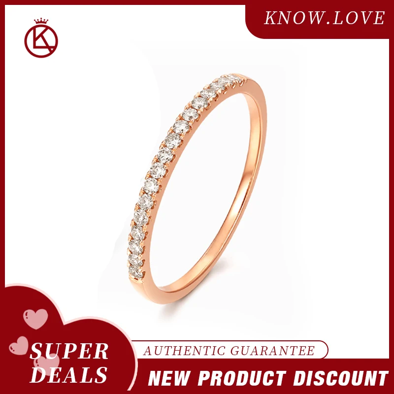 

Know Love Lab Diamond Classic Round Ring Couple Ring Women Wedding Engagement Valentine's Day Gift Party Birthday Fine Jewelry