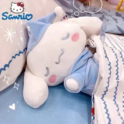 Sanrio muñeco de peluche Cinnamoroll Melody Kuromi muñeca Plushie juguete Kawaii Anime dulce y encantador dibujos animados lindo regalo de cumpleaños suave para niñas