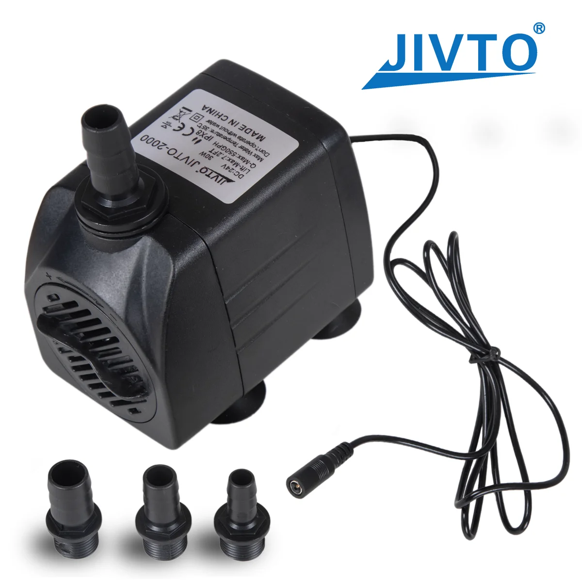 

550 GPH Submersible Pump (2000L/H 30W),with 7.2 ft Lift, Ultra Quiet Water Pump for Aquarium, Fish Tank, Pet Water Fountain