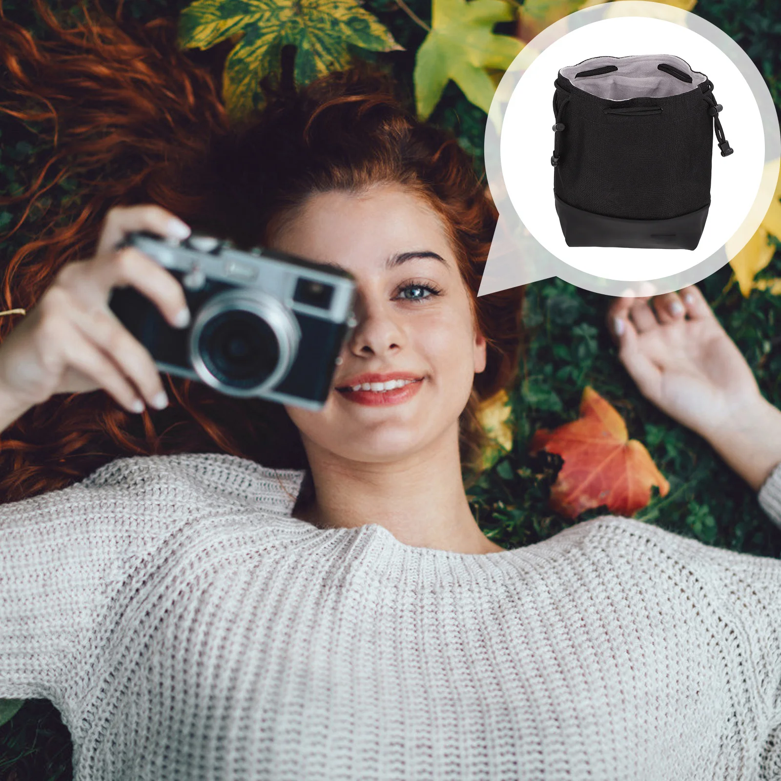 

1Pcs Camera Storage Bag Padded Oxford Cloth Bag for Camera and Accessories Protection Against Dust Scratches Damages