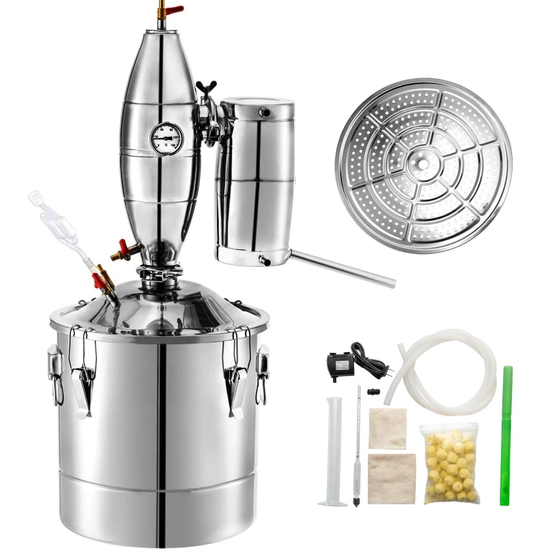 20L-70L Alcohol Distiller Machine Beer Brewing Equipment DIY Wine Moonshine Apparatus Dispenser Kit Home Appliance