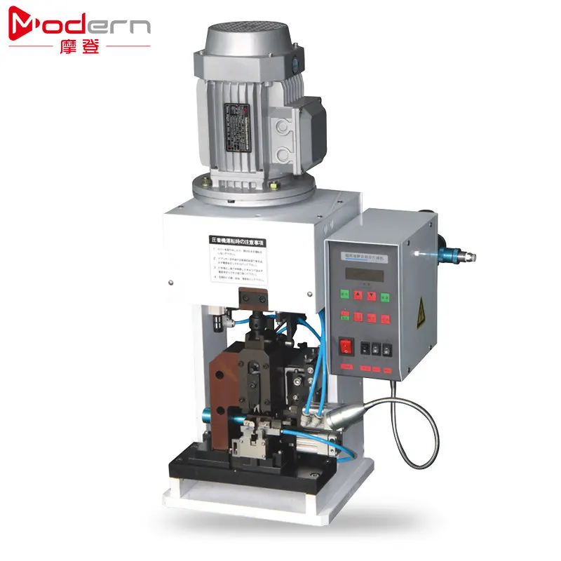 Terminale spelafili e crimpatura completamente automatico