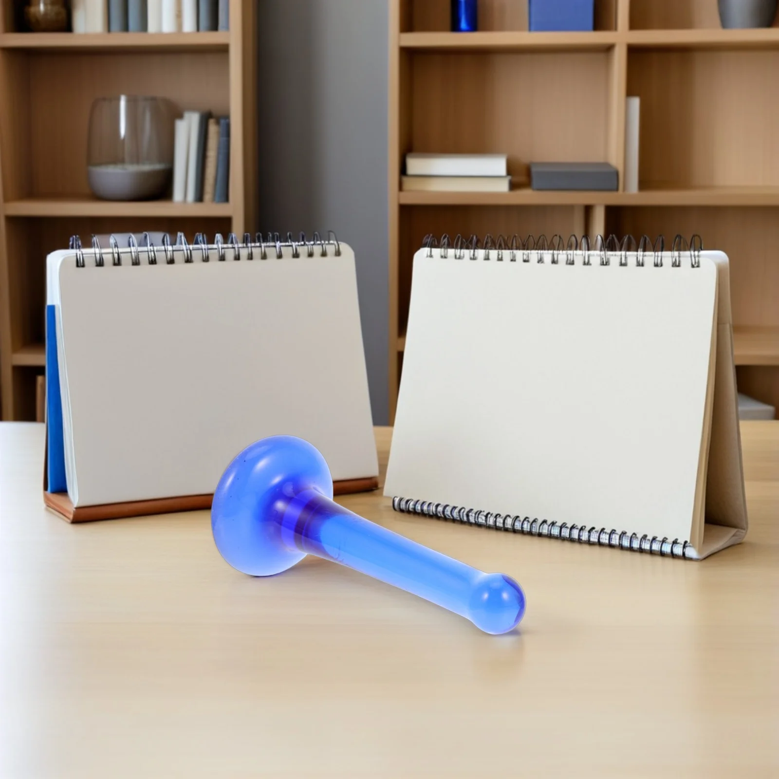 

Artist Paint Grinding Muller Crystal Glass Short Handle Flat Bottom Pestle Watercolor Oil Paint Mineral Pigment Grinder