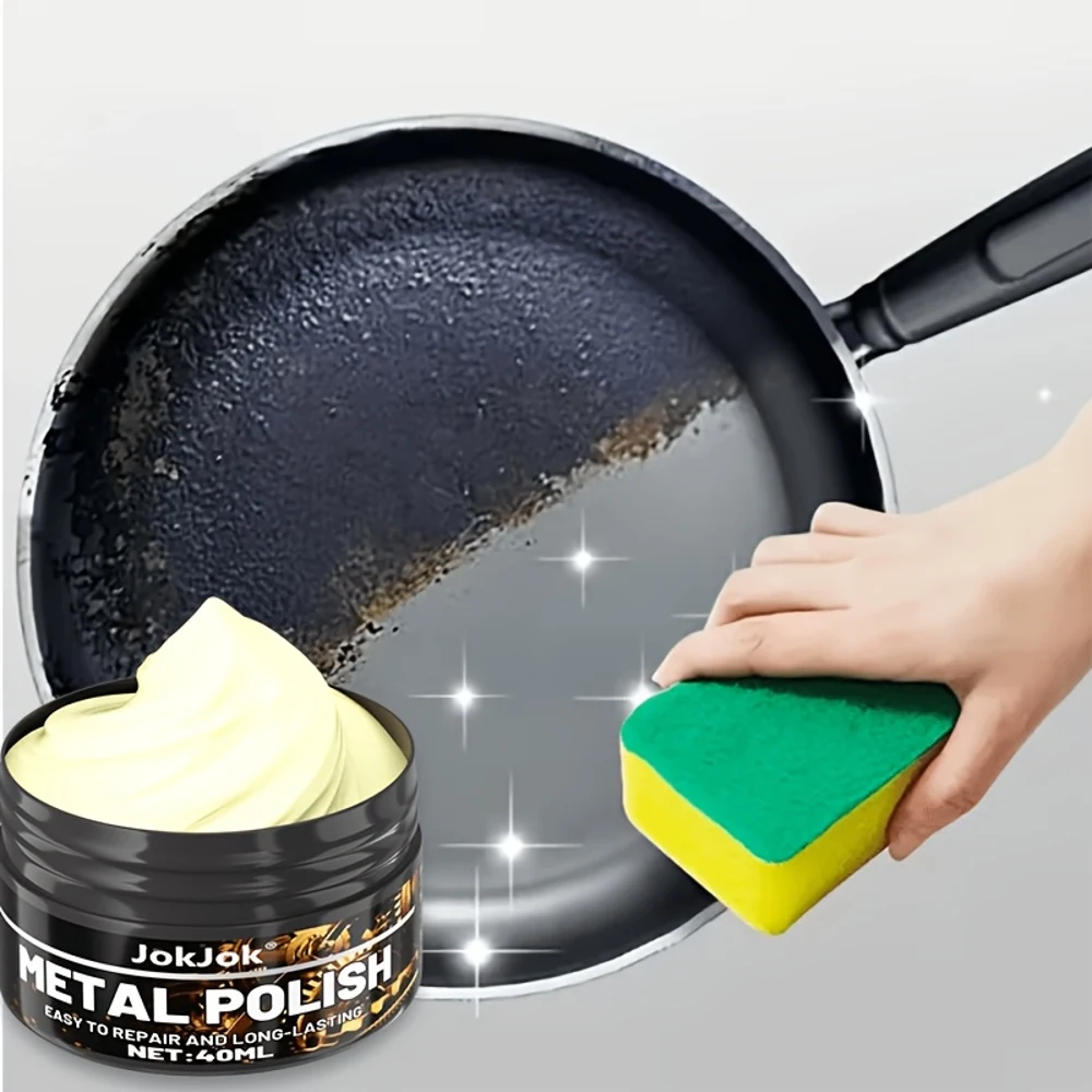 All-Metal Polishing Cream, Metal Repair Paste - Effective Chrome, Stainless Steel And Painted Metal Gloss Restoration Cream with view 3